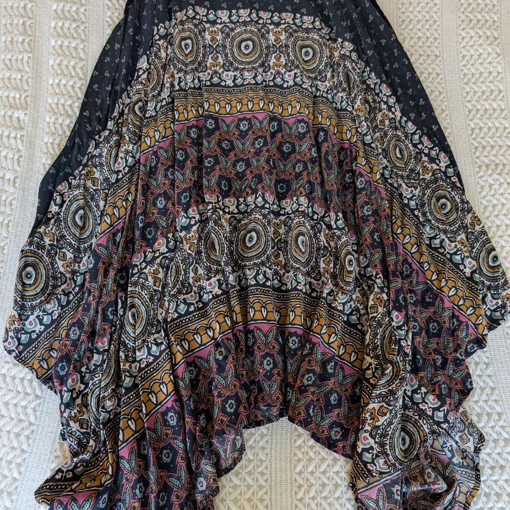 Bohemian Multicolor Patterned Shawl